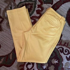 RALPH LAUREN Size 8 Yellow Denim 5-pocket Jeans Stretch Year-Round Cozy $119 NEW